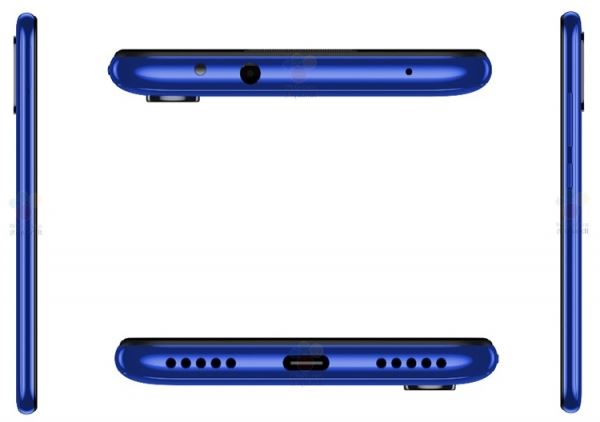 Смартфон Xiaomi Mi A3 позирует на пресс-рендерах