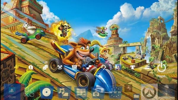  В PS Store можно бесплатно скачать динамичную тему Crash Team Racing Nitro-Fueled для PS4 