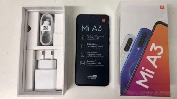 Фото Xiaomi Mi A3 и его упаковки подтверждают предыдущие слухи о характеристиках